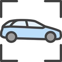 Car icon on white background vector