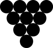 A black and white image of a bunch of grapes vector