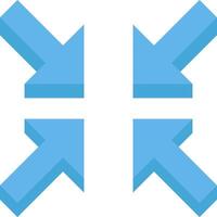 Three arrows pointing in different directions vector
