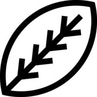 A black and white image of a leaf vector