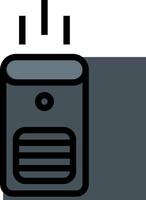 A black and white image of a computer vector