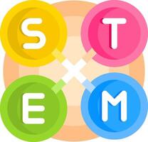 Stems - science, math, and engineering games vector