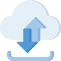 Cloud storage icon vector