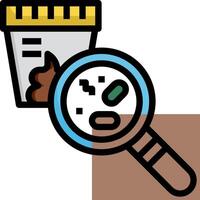 Magnifying glass icon vector