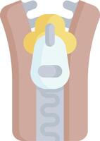 A cartoon illustration of a person with a tube in their mouth vector