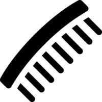 A comb icon on a white background vector