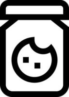 A jar with a smiley face on it vector