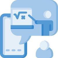 A person is giving a presentation to a group of people vector