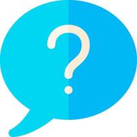 Question mark icon vector
