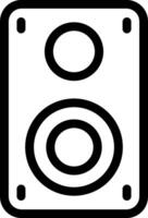 un altavoz icono en un blanco antecedentes vector