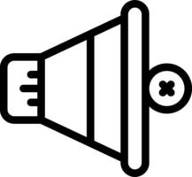 A black and white image of a speaker vector