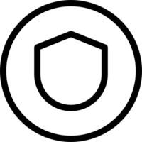 A black and white logo of a shield vector