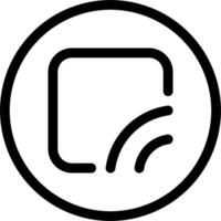 The logo for the wifi network vector