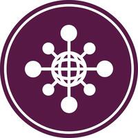 Worldwide Circle Icon vector