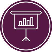 Presentation Board Icon vector
