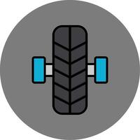 Wheel Alignment Icon vector