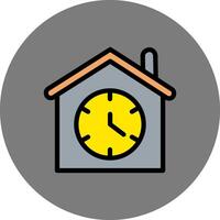 Waiting Filled Grey Circle Icon vector
