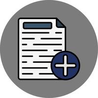 Create Filled Grey Circle Icon vector