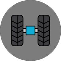 Wheel Alignment Icon vector