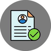 Accepted Circle Icon vector