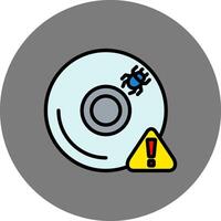 CD Circle Icon vector