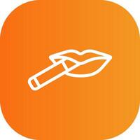 Smoking Line Gradient Curve Icon vector
