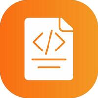 Paper Glyph Gradient Curve Icon vector