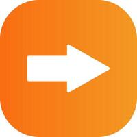 Go Glyph Gradient Curve Icon vector