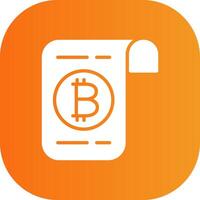 Ledger Glyph Gradient Curve Icon vector