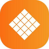 Tiles Glyph Gradient Curve Icon vector