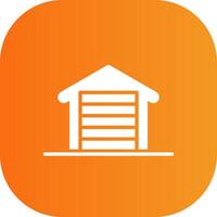 Garrage Glyph Gradient Curve Icon vector