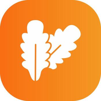 Arugula Glyph Gradient Curve Icon vector