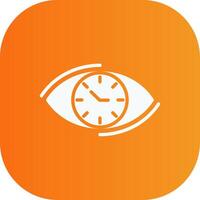 Visionary Glyph Gradient Curve Icon vector