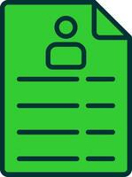 CV Green Filly Icon vector