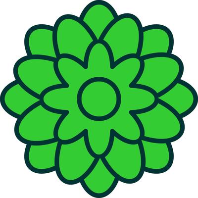 Dahlia Green Filly Icon