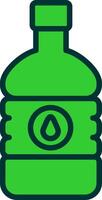 Mineral Water Green Filly Icon vector