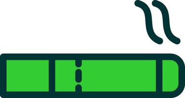 Smoking Green Filly Icon vector