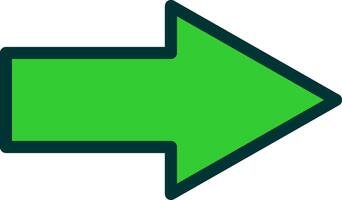 Go Green Filly Icon vector