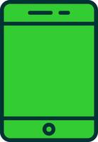 mobile Green Filly Icon vector