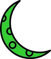 moon Green Filly Icon vector