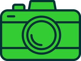 Camera Green Filly Icon vector