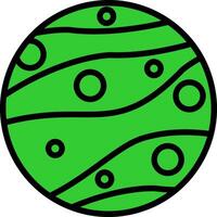 Mars Green Filly Icon vector