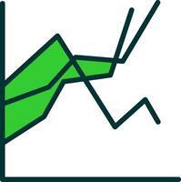 Plot Green Filly Icon vector