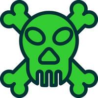 Danger Green Filly Icon vector