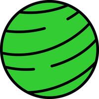 Jupiter Green Filly Icon vector