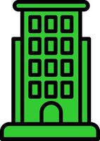 Structure Green Filly Icon vector