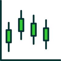 Plot Green Filly Icon vector