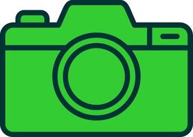 Camera Green Filly Icon vector