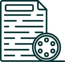 Transcript Green Filly Icon vector