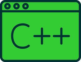 Development Green Filly Icon vector